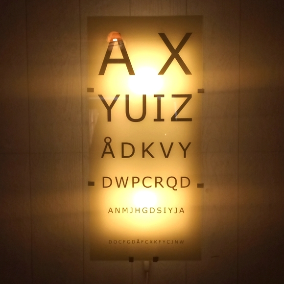 Vintage 2020 vision eye checking chart - Picture 1 of 4